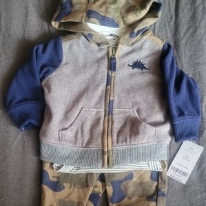 3 piece Carter's Dinosaur set